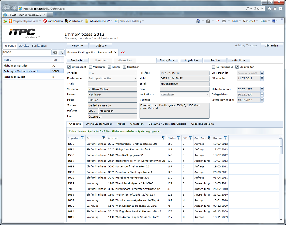 ImmoProcess Screenshot 2